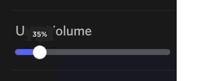 Volume Slider at 13:42