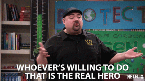 Volunteer The Real Hero GIF