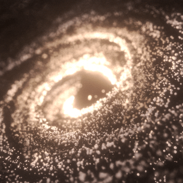 Vortex Made Of Sparkling Particles GIF