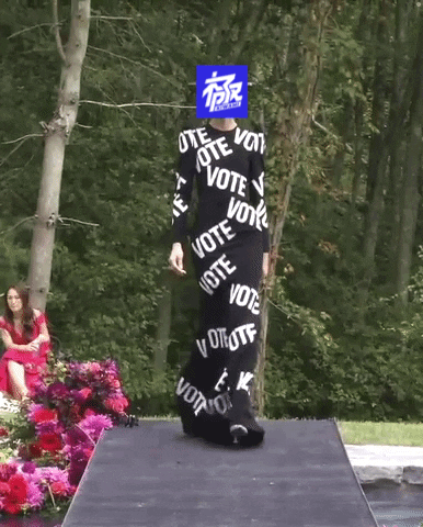 Vote Dress Runway Walk GIF