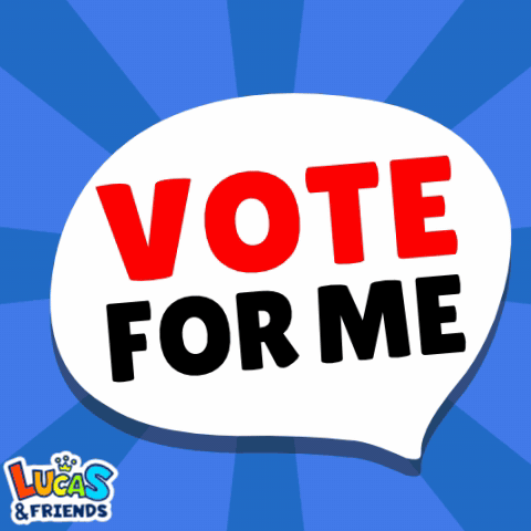 Vote For Me Sign GIF