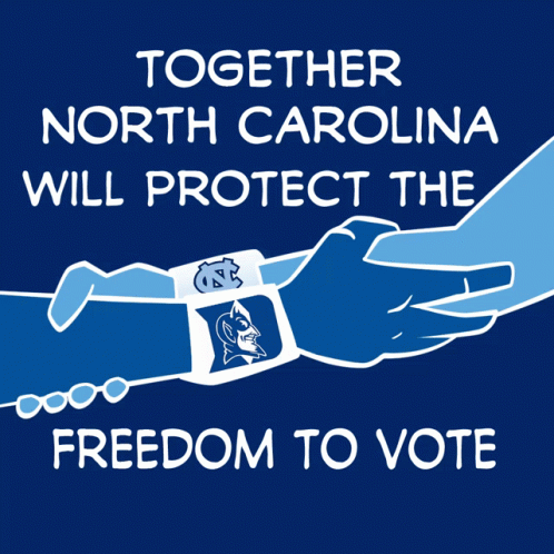 Vote For North Carolina Poster GIF