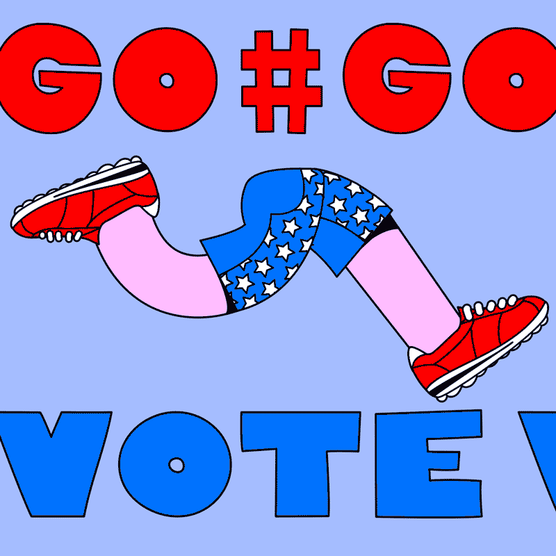 Vote For Pedro Go Vote Digital Art GIF