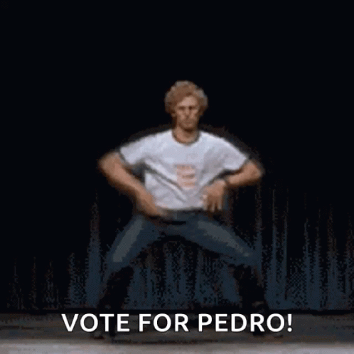Vote For Pedro Jon Heder Dancing GIF