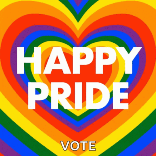 Vote Happy Pride GIF