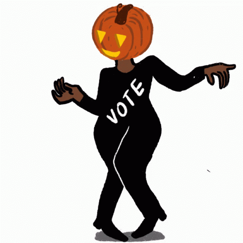 Vote Pumpkin Dance Craze GIF