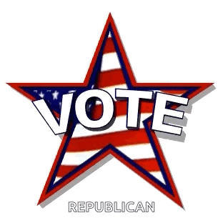 Vote Republican Star GIF