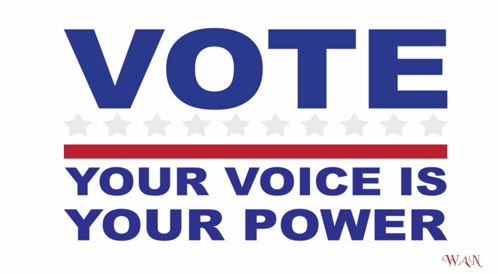 Vote Your Voice Is Your Power Sign