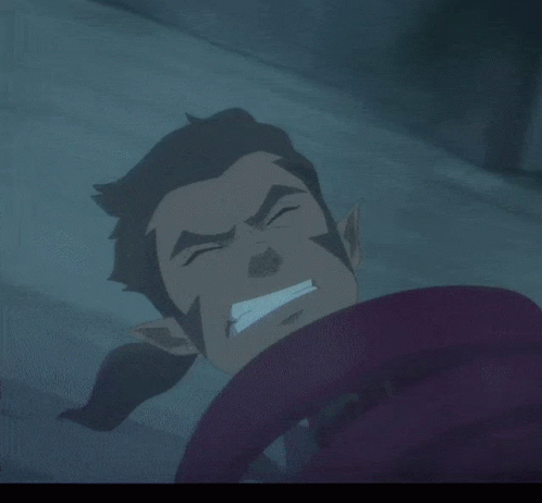 Vox Machina Getting Dragged By Anime Tentacle GIF
