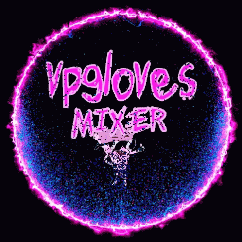 Vpgloves Mixer Logo with Purple Circle