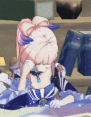 Sleepy Head Kokomi GIF