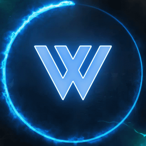 W Logo Blue Energy GIF