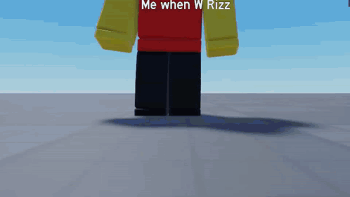 W Rizz Cheeky Roblox Dancing GIF