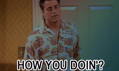 W Rizz Joey Tribbiani Friends GIF