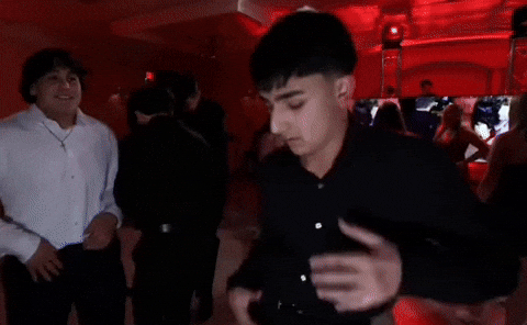 W Rizz Lively Teenage Boy Dancing GIF