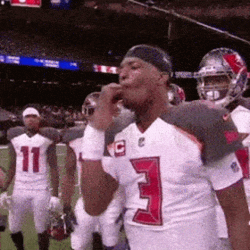 W Rizz Mocking Jameis Winston GIF