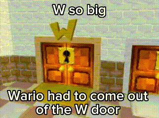 W Wario So Big GIF