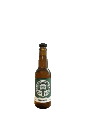 Waaghals Bottle With Green Label