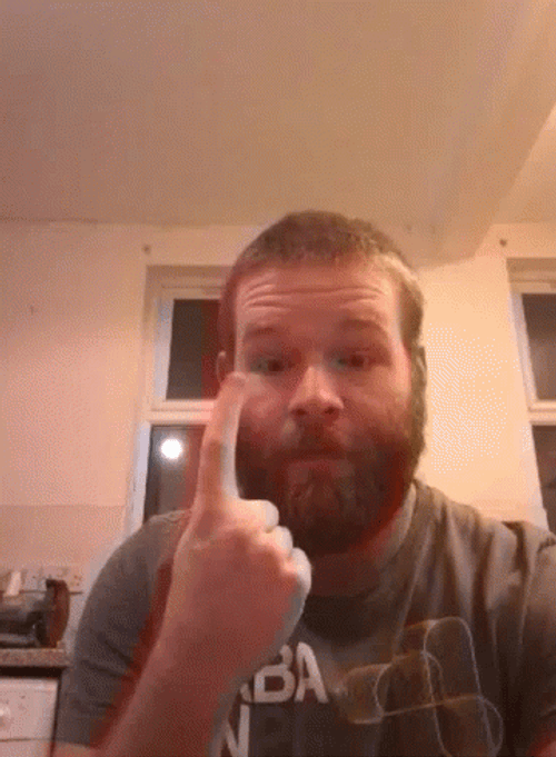 Wack Man Doing Finger Tricks GIF