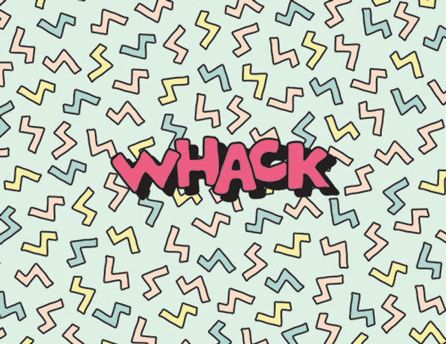 Wack Text Animation GIF
