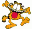 Wacky Garfield On Monday GIF