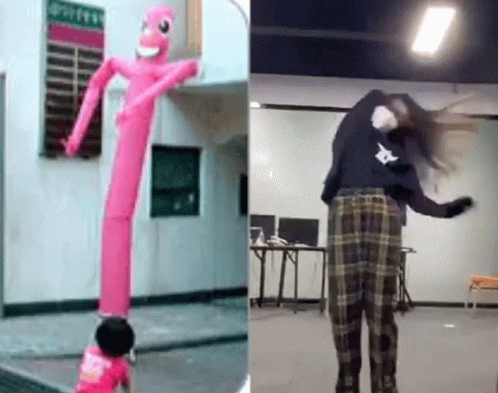 Wacky Waving Inflatable Tube Man Dance Showdown GIF