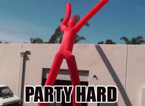 Wacky Waving Inflatable Tube Man Party Hard GIF