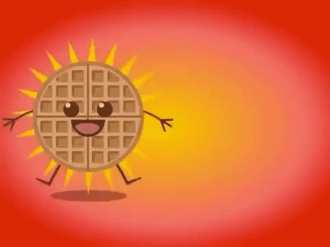 Waffle and Waffle Bar With Arms and Legs