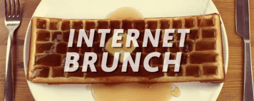 Waffle Saying Internet Brunch