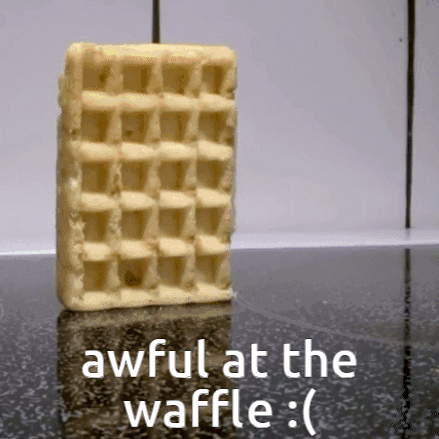 Waffle With Awful Words GIF