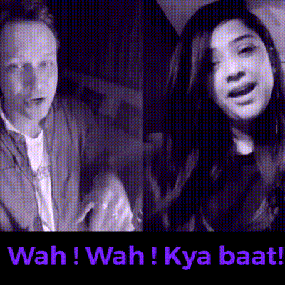 Wah Wah Kya Baat Text GIF