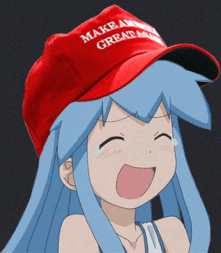 Waifu Laughing Maga GIF