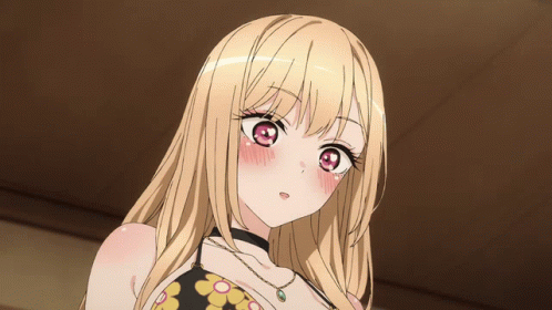 Waifu Marin Kitagawa Blonde Girl GIF