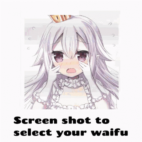 Waifu Select Just Screenshot GIF