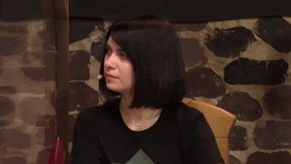 Wait What Shocked Face Lady GIF