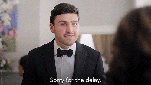 Waiter Sorry For The Delay GIF