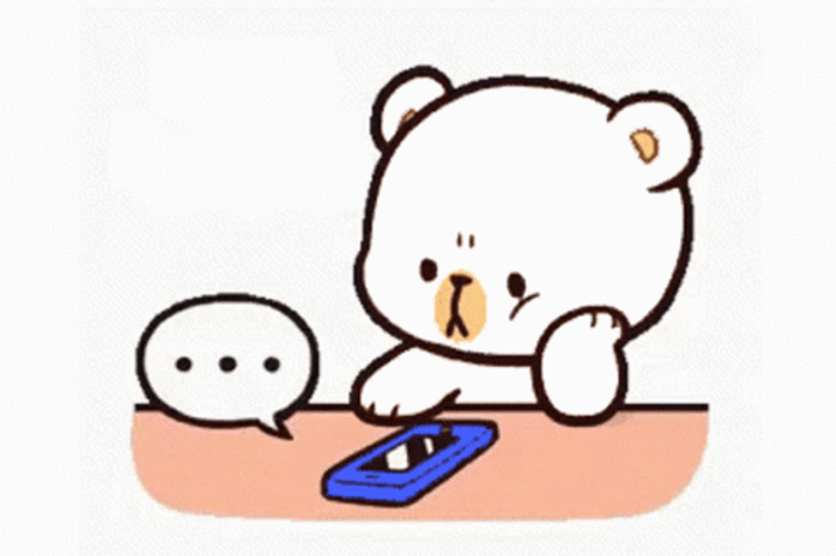 Waiting for reply Milk GIF