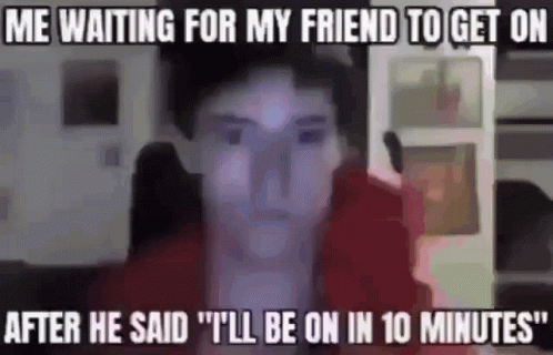 Waiting For Your I'll Be There Meme GIF