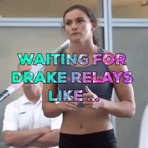 Waiting Pole Vault Relay GIF