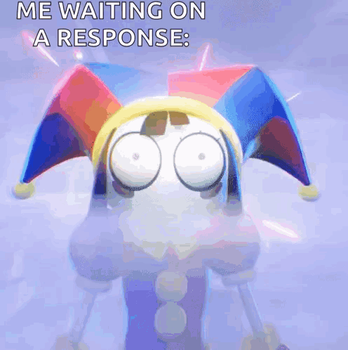 Waiting Pomni Meme GIF