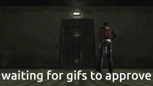 Waiting To Approve Cartoon Jail Guy GIF
