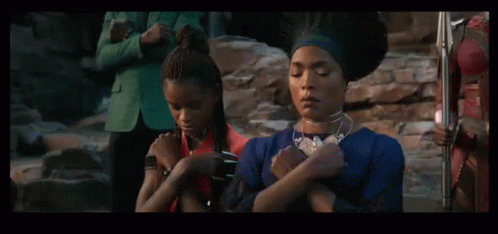 Wakanda Chest Pump Wakanda Forever GIF
