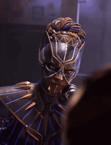 Wakanda Shuri Masked GIF