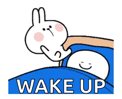 Wake Up Bunny and Smiley