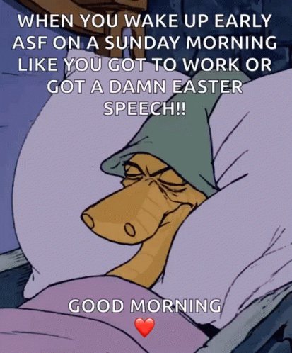 Waking Up Early Sunday Morning GIF