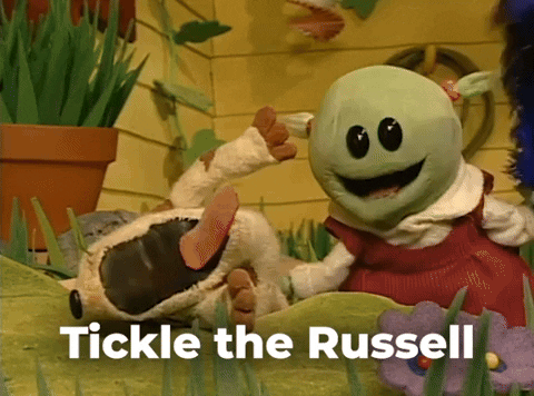 Waking Up Tickle The Russell GIF