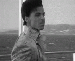 Walk Away Prince Black And White GIF