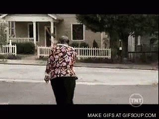 Madea Funny Walk Away GIF