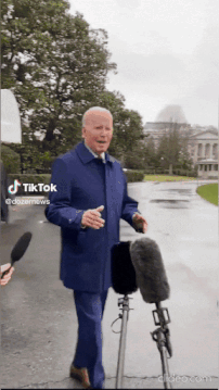 Walk Away Joe Biden Off To The Grass GIF