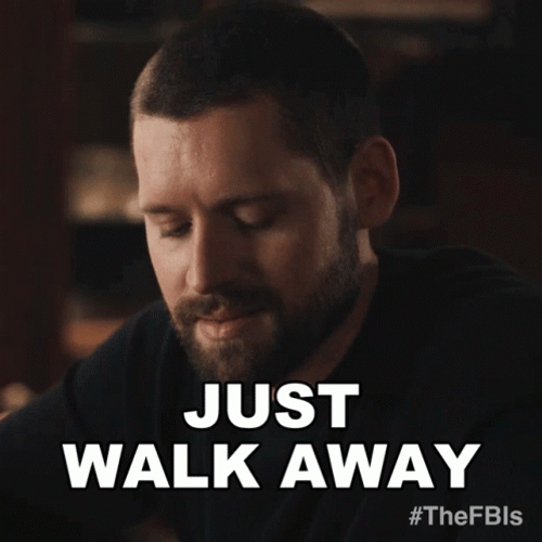 Walk Away Scott Forrester Head Down GIF